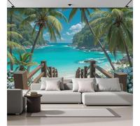 GLCWARM Mural Wallpaper Tropical Secret Realm 200X140Cm