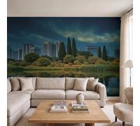 GLCWARM Mural Wallpaper Urban Scenery 400X280Cm