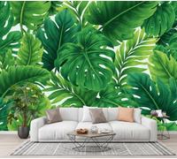 GLCWARM Natural Plants Mural Wallpaper 450X315Cm
