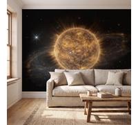 GLCWARM Science Fiction Space Mural Wallpaper 250X175Cm