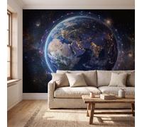 GLCWARM Science Fiction Space Mural Wallpaper 350X256Cm