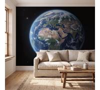 GLCWARM Space Scenery Mural Wallpaper 300X210Cm