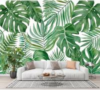 GLCWARM Watercolor Tropical Mural Wallpaper 250X175Cm