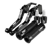 GLCYBDI Brake Levers Clutch Motorcycle Adjustable Brake Clutch Levers Handle Handlebar Grips Ends for YZF750 YZF750R YZF750SP 1993-1996