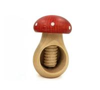 GLDFW 1Pc Wooden Mushroom Shaped Nutcracker Easy Cracking Adjustable Nut Walnut Pecans Tongs Multifunctional Kitchen Tool