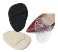 GLDFW 2Pair Silicone Metatarsal Pads for Shoes Non-Slip Self-Adhesive Forefoot Gel Foot Pads Sandals High Heels Shoe Insoles