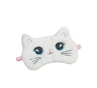 GLDFW Cute Plush Sleeping Mask Big Eyes Patch Kids Cat Shading Eye Mask Travel Rest Sleeping Aid Eyepatch