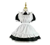 GLDFW Maid Cosplay Costumes Women Plus Size cosplay Halloween Sweet Coffee Waitress Role Play