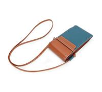 GLDFW Mobile phone bag, women's leather vertical style, diagonal cross toe, layered cowhide, fashionable mobile phone bag