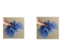 GLDFW Plaid Blue Seersucker Hair Clip Woman Elegant Temperament Shark Clip Girl Back of The Head Ponytail Clip Hair Clamp