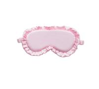 GLDFW Silk Ruffle Sleep Eye Mask Eye Protection Travel Soft Sleeping Shading Eye Covers Multicolor Eye Patches Woman Man