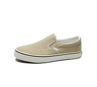 GLDFW Spring Summer Men's Women's Trendy Slip-on Canvas Shoes Breathable Soft Sole Casual Couple Style Rubber Upper Shoes