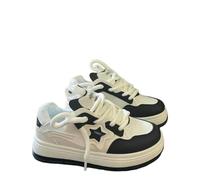 GLDFW Women's Shoes Platform Sneakers Star Designer Casual Flat Outdoor Running Trend Lace Up Tennis Shoes