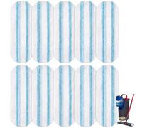 GLDFYYDS 10 Pack Mop Refills - Compatible with Vileda H2Pro Spin Mop, Washable Reusable Microfibre Pads for All Hard Floors