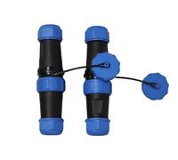 GLDFYYDS 2 PCS Aviation Plug And Socket IP68 Industrial Waterproof 2/3/4 Pin Connector Male-Female Docking SP21 Quick Connect Wire Connector (4 Pin)