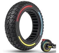 GLDYTIMES 10x2.5 60/70-6.5 Off Road Tyre, Fit for Aovopro Ninebot Max G30 Pure Air3 Electric Scooter, Replacement for 10x2.5 60/70-6.5 Original Tyre, 10 Inch Solid Tire, Explosion proof Puncture proof