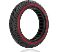 GLDYTIMES 8.5 Inch Scooter Tyre 8 1/2 Solid Tyres for Xiaomi Mi Pro2/ Pro/ M365/ AOVOPRO Electric Scooter Wheels Replacement Accessories Pure Scooter Front/Rear Explosion-proof Tire Part Red