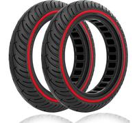 GLDYTIMES 8.5 Inch Scooter Tyre 8 1/2 x 2 Solid Tyres for Xiaomi Mi Pro2/ Pro/ M365/ AOVOPRO Electric Scooter Replacement Wheels Accessories Pure Scooter Front/Rear Explosion-proof Tire Part Red