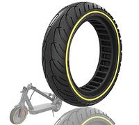 GLDYTIMES 8.5 x 2.0 Inches Electric Scooter Tyre 50/75-6.1 Solid Tyre Fit for Gotrax Gxl V2/XR Apex Xl~Hiboy S2 Max Pro~Hover 1~AOVOPRO ES80~Xiaomi, 8 1/2" Anti-explosion Replacement Wheel Yellow