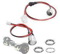 GLDYTIMES Hoverboard Charging Port Replacement (3 Prong) for Swegway Swagtron Swagboard CHO Smart Self-Balancing Hover board (3 Prong 2 Wires 2 Pin)