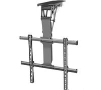 GLDYTVF Adjustable Ceiling TV Mount Bracket - Motorized Tv Mount, 0-85° Flip Down TV/Monitor Bracket, 32-70 Inch Electric TV Lift, Remote Control Large Flip Down Motorized Pitched Roof