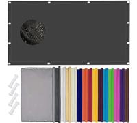 GLDYTVF Balcony Privacy Screen Opaque 1.7 x 3.3 m Rectangle Waterproof Patio Privacy Protective Screens Garden Backyard Party 95% Block Windproof Weather Resistant Easy to Install with Rope Dark Gre