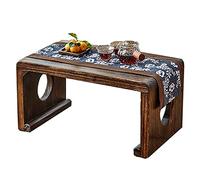 GLDYTVF Coffee Tables Solid Wooden Bay Window Small Table Japanese-Style Tea Table Window Sill Tea Table Handcraft Low Table