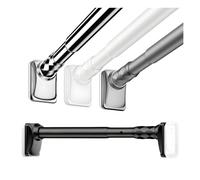 GLDYTVF Extendable Shower Curtain Rod 40-500cm No Drill Tension Pole Telescopic Non-Slip Spring Rail Easy Install Stainless Steel for 3.6-4.5m (142"-177")
