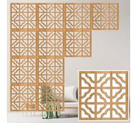 GLDYTVF Hanging Wall Partition Chinese Style, DIY Room Divider Screen for Doorway Bedroom Office And Dorm Room, Room Separator Panel with All Accessories, 11.4x11.4 In (Color : Style-4, Si