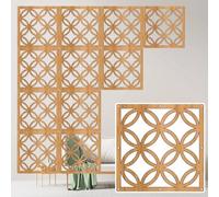 GLDYTVF Hanging Wall Partition Chinese Style, DIY Room Divider Screen for Doorway Bedroom Office And Dorm Room, Room Separator Panel with All Accessories, 11.4x11.4 In (Color : Style-5, Si