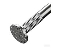 GLDYTVF No-Drill Extendable Shower Curtain Rod 1m-4m Adjustable Spring Tension Telescopic Pole Non-Slip Stainless Steel for Bathroom (Fits 3.8-4.3m/12.4-14.1ft)