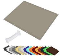 GLDYTVF Waterproof Sun Sail Shade 1.6x4.3ft Rectangular UV Proof Outdoor Sun Shade Sail for Garden Patio Yard Party Khaki