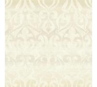 Gleam Glitter Damask Cream Wallpaper - Glamorous Classic Traditional Stylish Metallic Effect - Acrylic Coated Paper