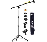 GLEAM Microphone Stand - Tripod Boom Mic Stand with Carrying Bag (Tripod)