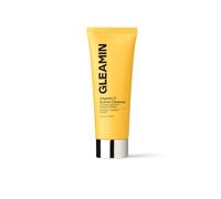 Gleamin Vitamin C Cleanser - Cream to Foam - 2% BHA, Paw Paw & Turmeric for Radiance, Exfoliation, and Pore Cleansing | pH Balanced, Non-Stripping, Fragrance-Free Brightening Face Wash - 3.4 FL OZ