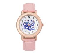 Gleaming Octopus Glowing in The Dark Fashion Women's Watch Easy Reader Novelty Slim Quartz Casual Dress Wrist Watches