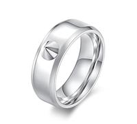 GleaMora Titanium Steel Ring Simple Spike Ring Hip Hop Ring Personalized Unisex Ring Christmas Leisure Holiday Party Jewelry Gift