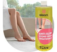 GLEAN Anti Slip Stone Grip Treatment | Anti Slip Tile Treatment | Increases Traction On All Slippery Stone Surfaces | Natural Finish | 1l | Indoor & Outdoor