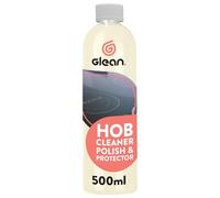 GLEAN Hob Cleaner & Polish | 500ml | Ceramic & Glass Hob Cleaner Non Scratch | Streak-Free Finish | Removes Grease & Burnt-On Food | Induction Hob Cleaner & Polish for Gas, Electric & Ceramic Hobs