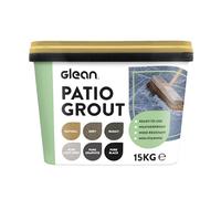 GLEAN Patio Grout | NATURAL | 15kg - 20m² Coverage | Jointing Compound | Brush In Patio Grout For Paving Patios & Block Paving | Self Setting All Weather Application | Ready Mixed