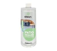 GLEAN Patio Stain Stop Sealer | Water Based Impregnating Sealer | Natural Stone Patios & Flooring | Protects Against Oil, Grease, Dirt, Limescale, Water Staining | Natural Finish | 1 Litre