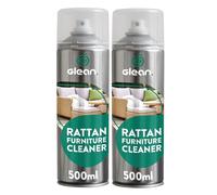 GLEAN Rattan Furniture Foaming Cleaner | 2 x 500 ml | Deep-Cleaning Foam Aerosol Spray for Patio & Garden Furniture | No-Rinse, Fast-Drying Mould & Stain Remover