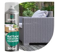 GLEAN Rattan Furniture Foaming Cleaner | 500 ml | Deep-Cleaning Foam Aerosol Spray for Patio & Garden Furniture | No-Rinse, Fast-Drying Mould & Stain Remover