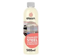 GLEAN Stainless Steel Cleaner Cream and Polish | 500ml | For Appliances, Doors & Panels | Eco-Friendly Formula | Grease Removal And Protective Shine | Ultimate Appliance Cleaner | Kitchen & Bathroom