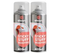 GLEAN Sticky Stuff Remover Gel Spray | 2x400ml | Goo Dissolver | Removes The Goo, Glue, Adhesive Remover, Labels, Chewing Gum | Multi-Surface: Wood, Glass, Metal, Tiles, Fabric, UPVC Cleaner