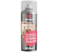 GLEAN Stone Sealer Spray | 400ml | Natural & Manmade Sealer For Marble, Granite, Limestone, Slate, Quartz | Waterproof Patio Sealant | Block Paving Sealant | Easy Stone Spray Paint.