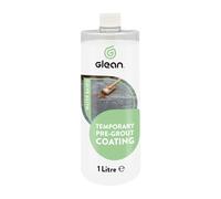 GLEAN Temporary Pre-Grout Coating | 1L | Water-Based Tile Barrier | Prevents Stains, Grout Haze & Cement Residue | Porcelain, Ceramic, Textured Tiles | Indoor Outdoor Tile Protect Solution