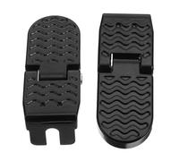GLEAVI 1 Pair Folding Bike Pedals 10mm Aluminium Alloy Rear Foot Pegs Non-Slip Rear Seat Footrest Pedals for Mountain Bike Electric Scooter Supplies