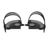 GLEAVI 1 Pair Non-Slip Indoor Bike Pedals with Adjustable Straps M14 Replacement for Stationary Exercise Bike Fitness Cycling Accessories for Home Workout