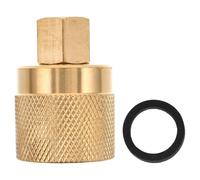 GLEAVI 1 Set Forklift Propane Tank Adapter - Forklift Propane Female Adapter - Tank Quick Connect Fitting With Gasket Compatible For REGO RE7141F